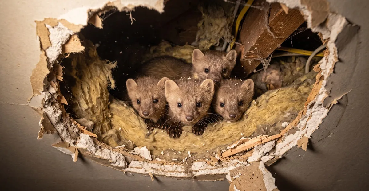 5 Tiere, die in Ihrer Wand wühlen könnten