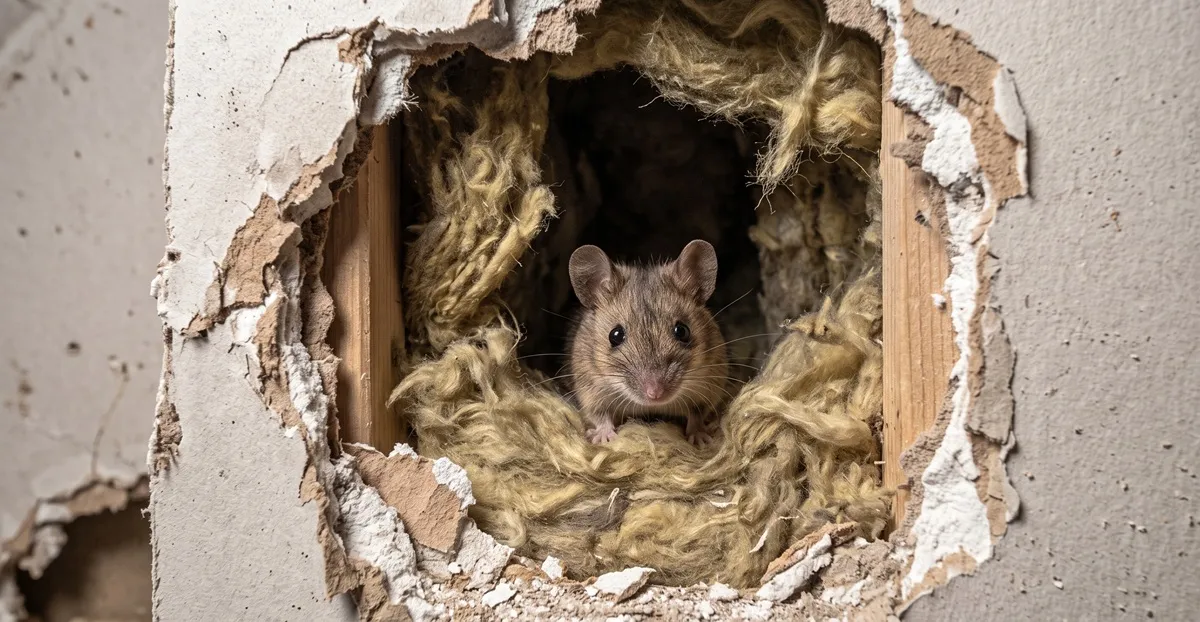 Wie vertreibt man Nagetiere, die sich hinter der Gipskartonwand eingenistet haben?
